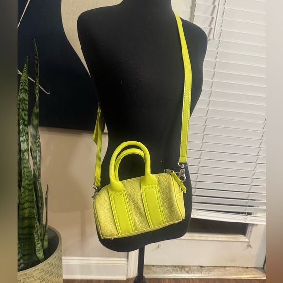 Urban Outfitters Handbags - Urban Outfitters Neon Yellow Mini Crossbody Satchel